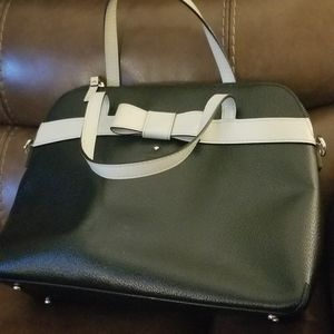 Kate Spade Black and Tan Satchel